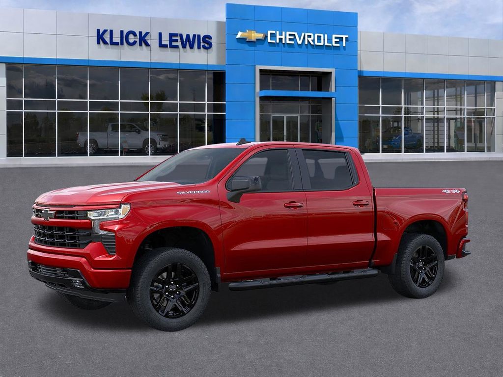 2026 Chevrolet Silverado 1500 RST Red at Klick Lewis Buick Chevrolet