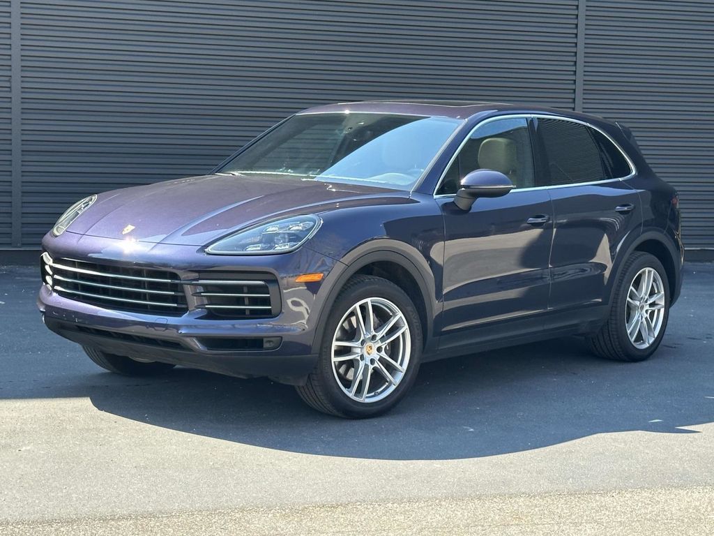 Blue 2019 Porsche Cayenne SUV / Crossover All-Wheel Drive 8-Speed Automatic