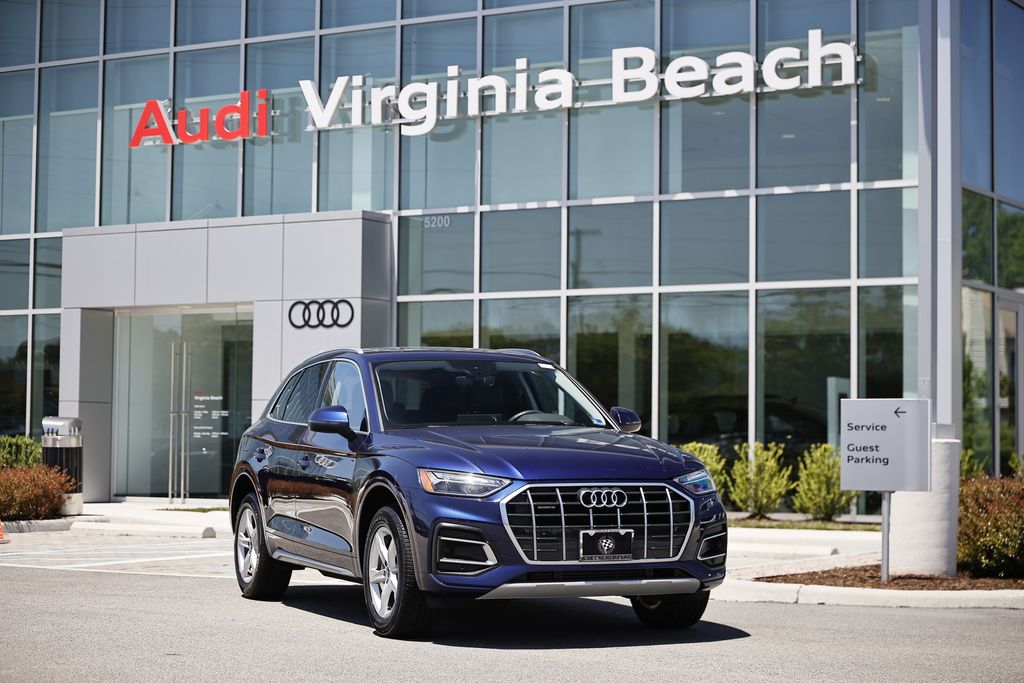 Blue Metallic 2023 Audi Q5 SUV / Crossover All-Wheel Drive 7-Speed Automatic