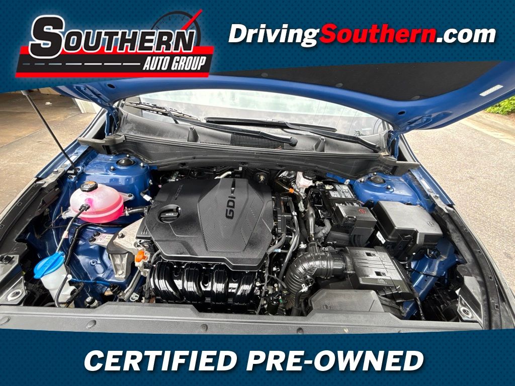 Sapphire Blue 2023 Kia Sportage SUV / Crossover Front-Wheel Drive 8-Speed Automatic