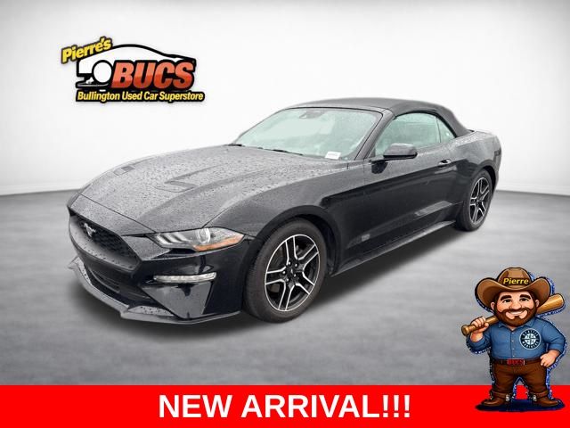 Shadow Black 2022 Ford Mustang EcoBoost Premium Convertible RWD Convertible Rear-Wheel Drive Automatic