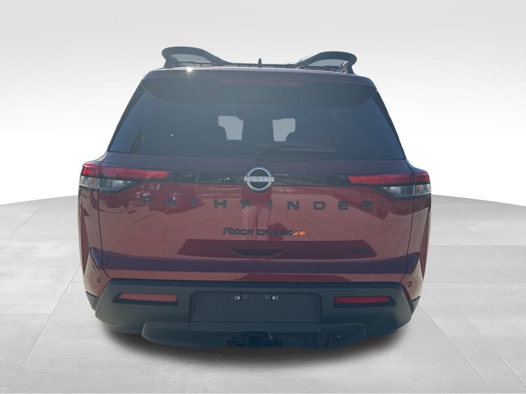 2025 Scarlet Ember Tintcoat Nissan Pathfinder Rock Creek 4X4 SUV