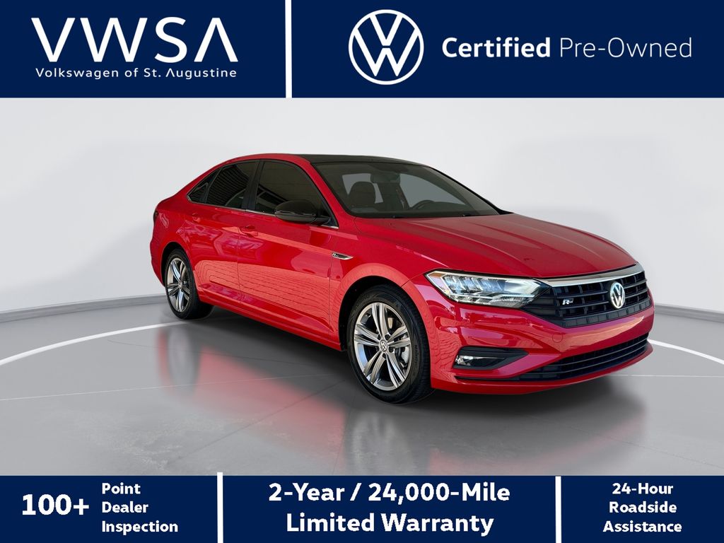 Tornado Red 2021 Volkswagen Jetta R-Line FWD Sedan Front-Wheel Drive 8-Speed Automatic