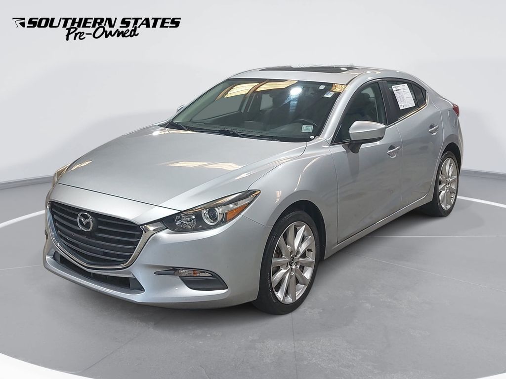 Sonic Silver Metallic 2017 Mazda MAZDA3 Sedan Front-Wheel Drive 6-Speed Manual