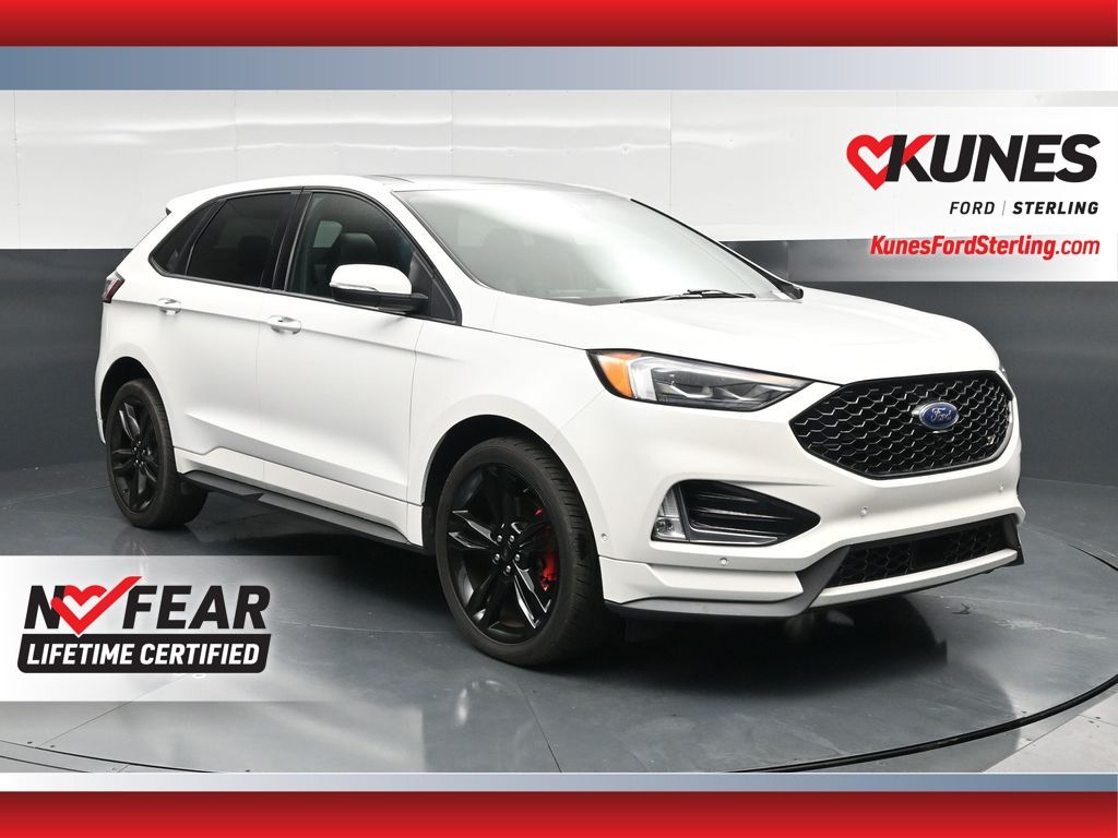 White Metallic 2022 Ford Edge SUV / Crossover All-Wheel Drive 7-Speed Automatic