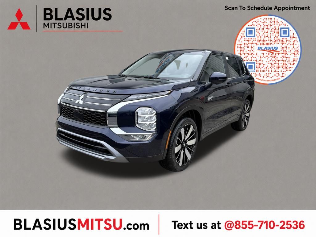 Blue 2026 Mitsubishi Outlander Hybrid Plug-in SUV / Crossover All-Wheel Drive 1-Speed Automatic