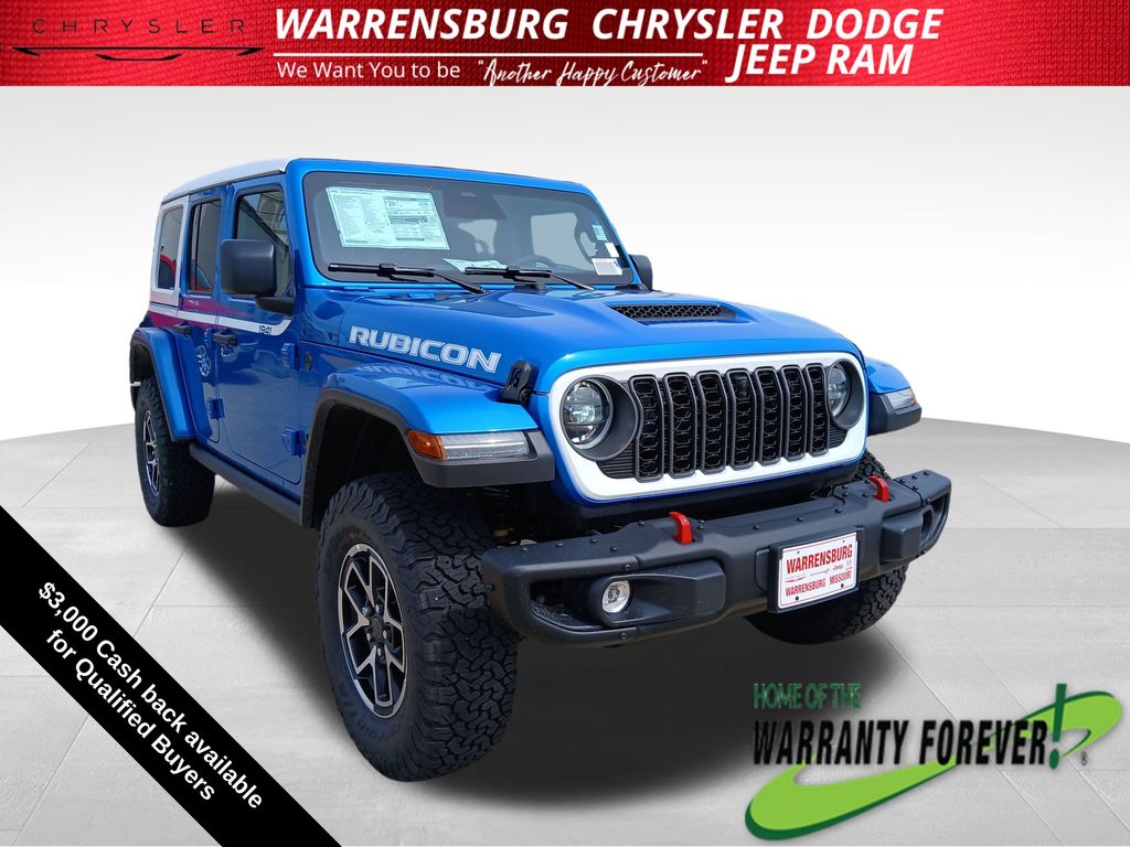 Hydro Blue Pearl Coat 2026 Jeep Wrangler SUV / Crossover Four-Wheel Drive 8-Speed Automatic
