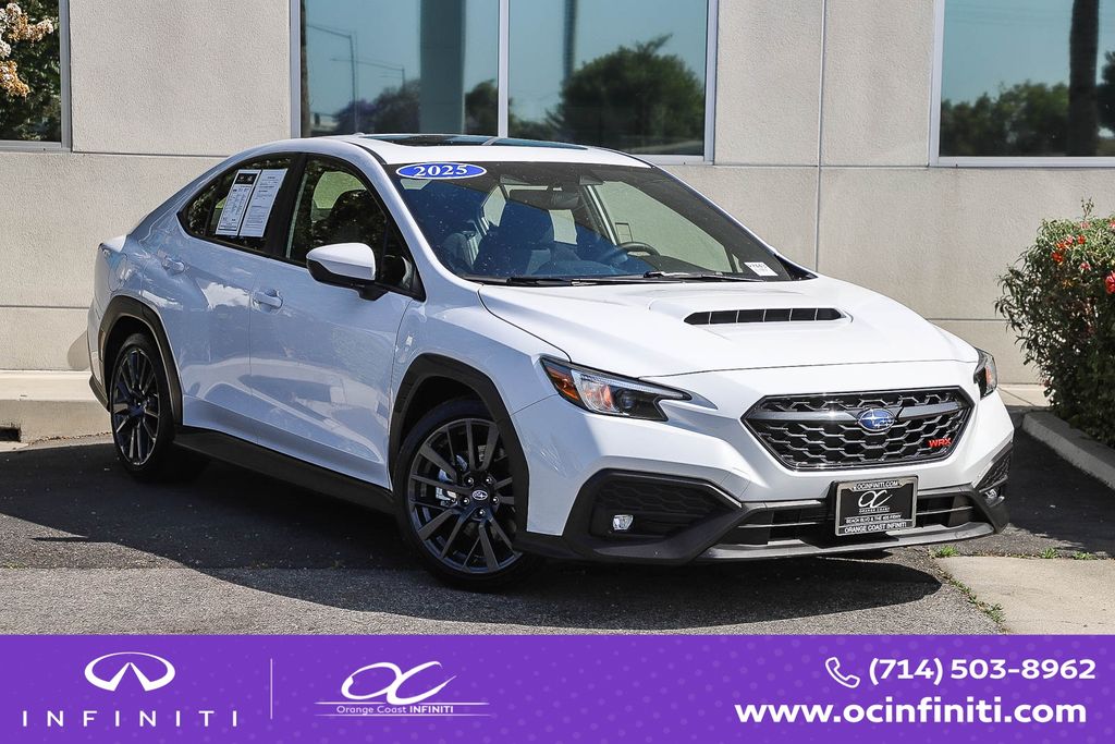Ceramic White 2025 Subaru WRX Premium AWD Sedan All-Wheel Drive 6-Speed Manual