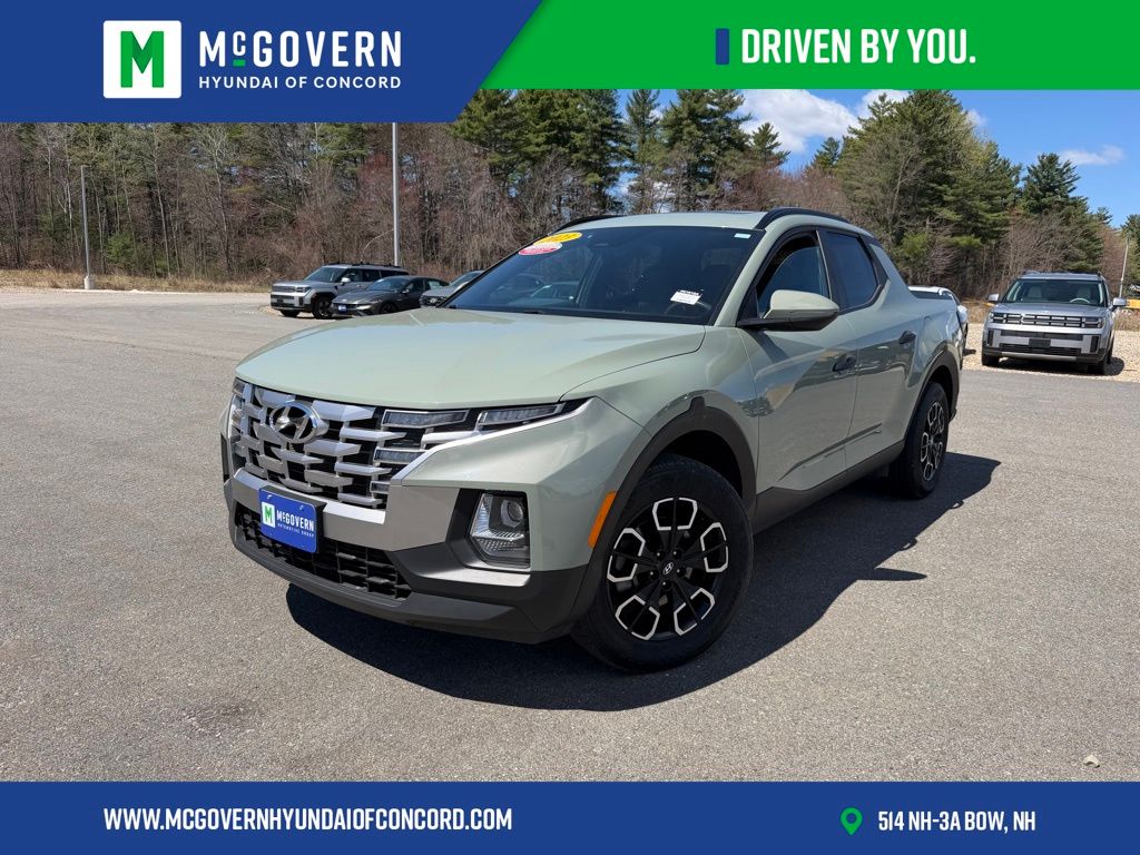 Sage Gray 2023 Hyundai Santa Cruz SEL Crew Cab AWD Pickup Truck All-Wheel Drive 8-Speed Automatic