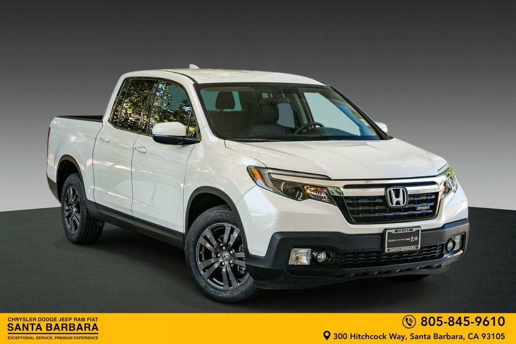 White Diamond Pearl 2018 Honda Ridgeline Pickup Truck Front-Wheel Drive 6-Speed Automatic