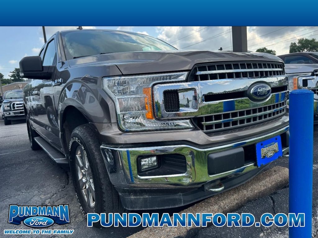 Stone Gray 2018 Ford F-150 Pickup Truck Four-Wheel Drive Automatic