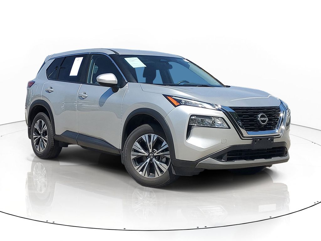 Brilliant Silver Metallic 2023 Nissan Rogue SUV / Crossover All-Wheel Drive Continuously Variable Transmission