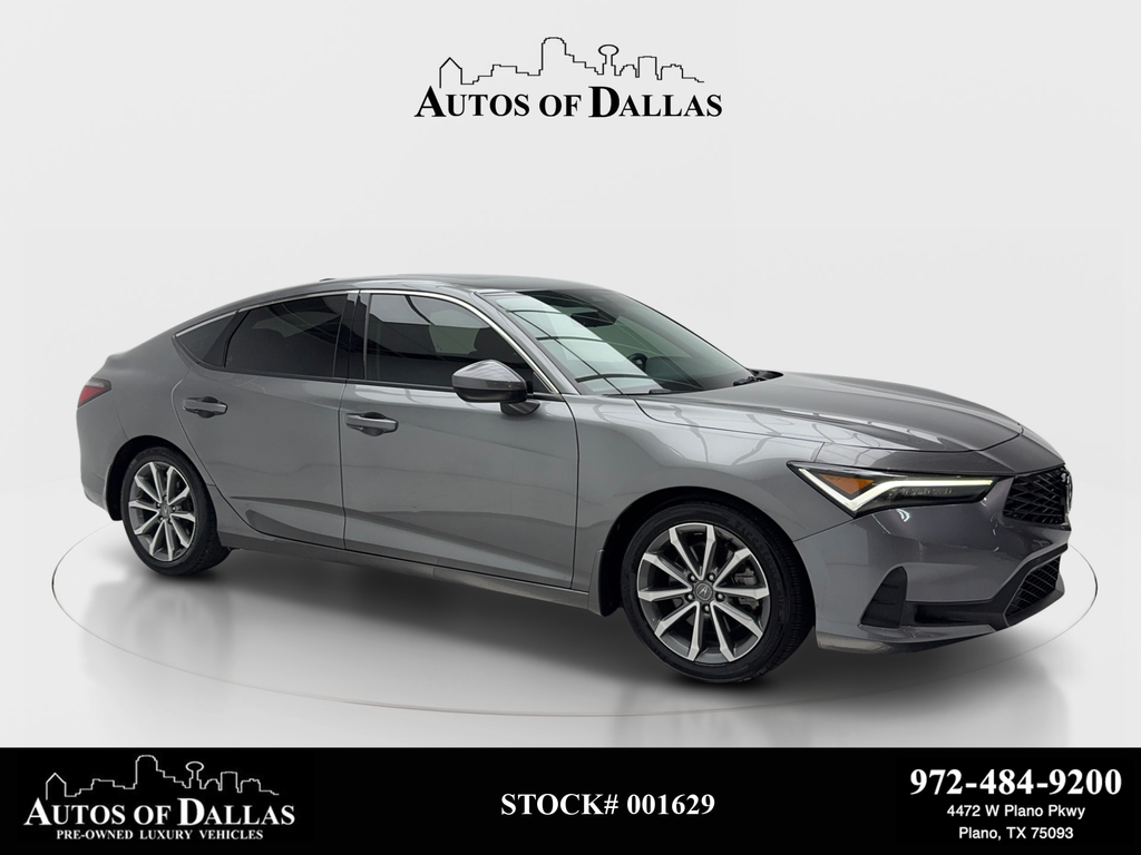 Gray 2023 Acura Integra Sedan Front-Wheel Drive Continuously Variable Transmission