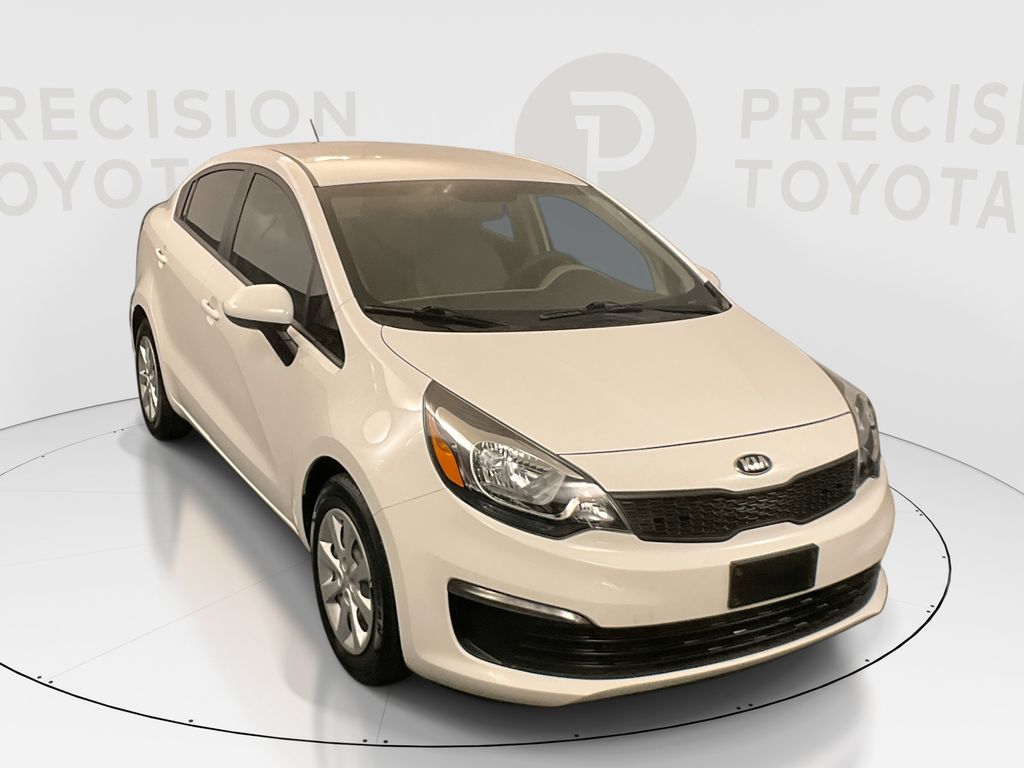 Clear White 2017 Kia Rio Sedan Front-Wheel Drive 6-Speed Automatic