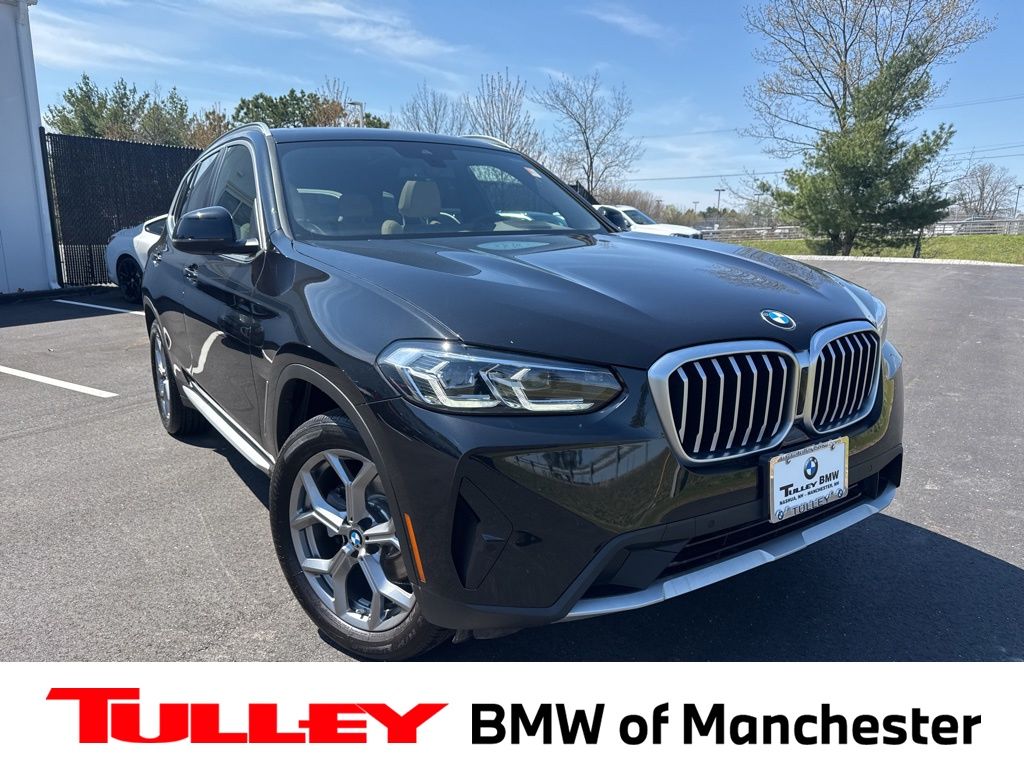 Black Sapphire Metallic 2024 BMW X3 SUV / Crossover All-Wheel Drive 8-Speed Automatic