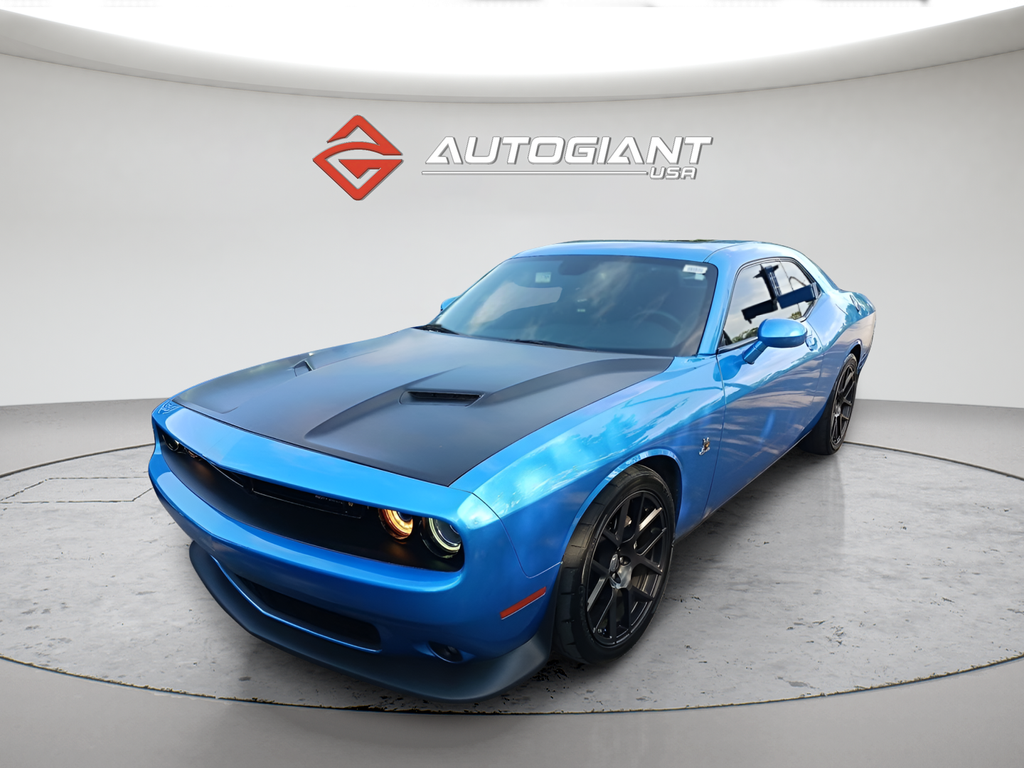 B5 Blue Pearlcoat 2016 Dodge Challenger Coupe Rear-Wheel Drive 8-Speed Automatic