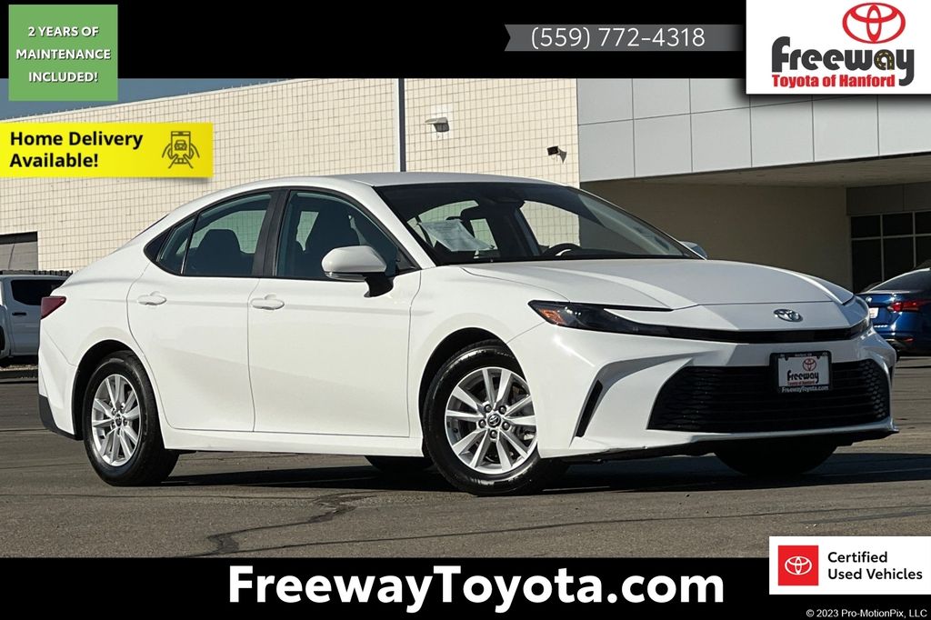 Ice Cap 2025 Toyota Camry Sedan Front-Wheel Drive Continuously Variable Transmission
