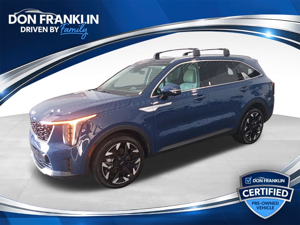Midnight Lake Blue 2025 Kia Sorento SUV / Crossover Front-Wheel Drive 8-Speed Dual Clutch