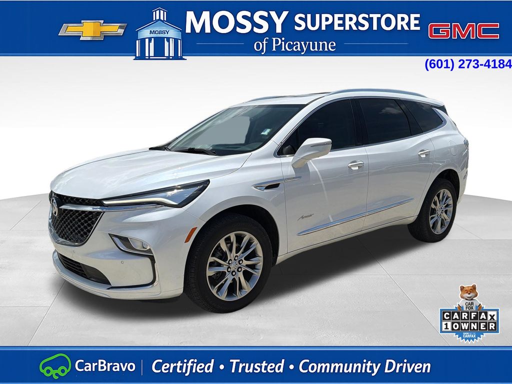 White Frost Tricoat 2023 Buick Enclave Avenir FWD SUV / Crossover Front-Wheel Drive 9-Speed Automatic