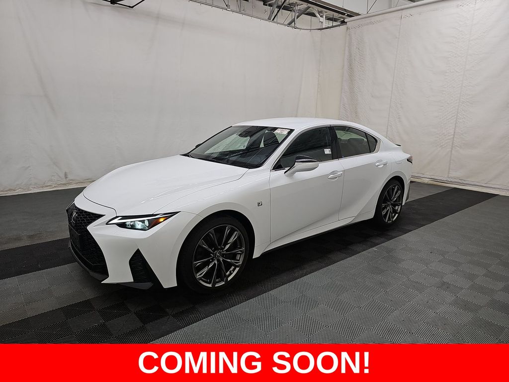 White 2022 Lexus IS Sedan All-Wheel Drive 6-Speed Automatic