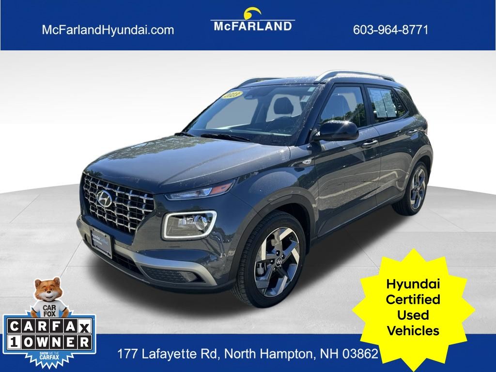 Ecotronic Gray 2023 Hyundai Venue Limited FWD SUV / Crossover Front-Wheel Drive Continuously Variable Transmission