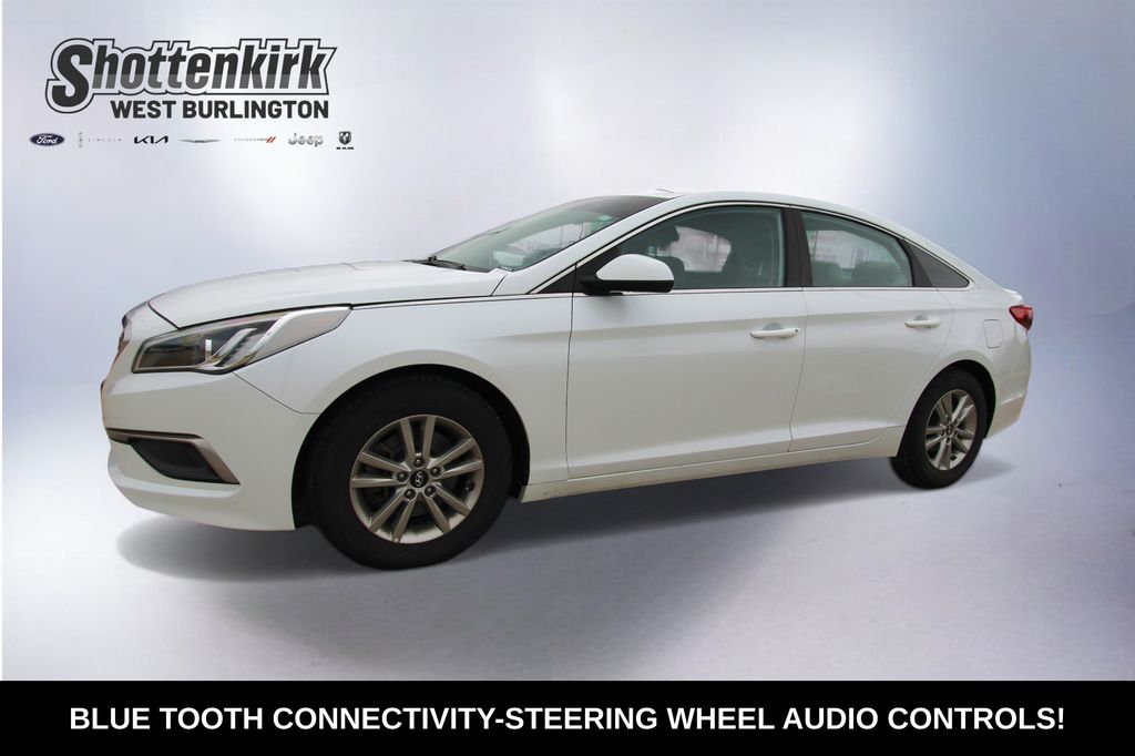 Quartz White Pearl 2017 Hyundai Sonata FWD Sedan Front-Wheel Drive 6-Speed Automatic