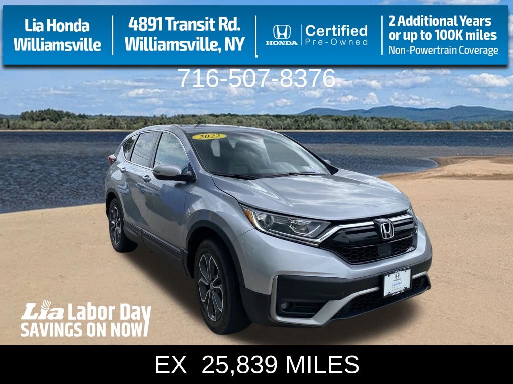 Lunar Silver Metallic 2022 Honda CR-V SUV / Crossover All-Wheel Drive Continuously Variable Transmission