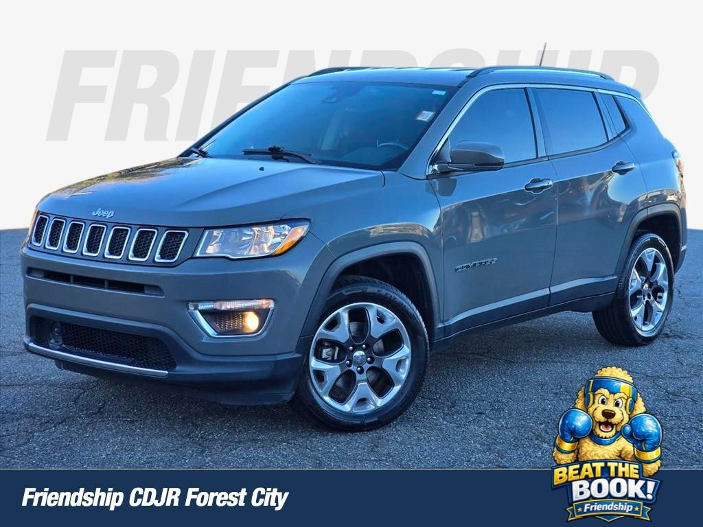 Sting-Gray Clearcoat 2021 Jeep Compass Limited 4WD SUV / Crossover Four-Wheel Drive 9-Speed Automatic