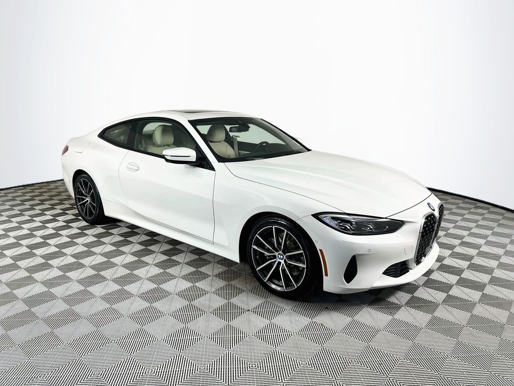 Alpine White 2021 BMW 4 Series Coupe Rear-Wheel Drive 8-Speed Automatic