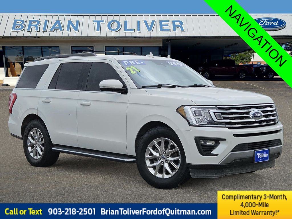 White Metallic 2021 Ford Expedition SUV / Crossover 4X2 Automatic