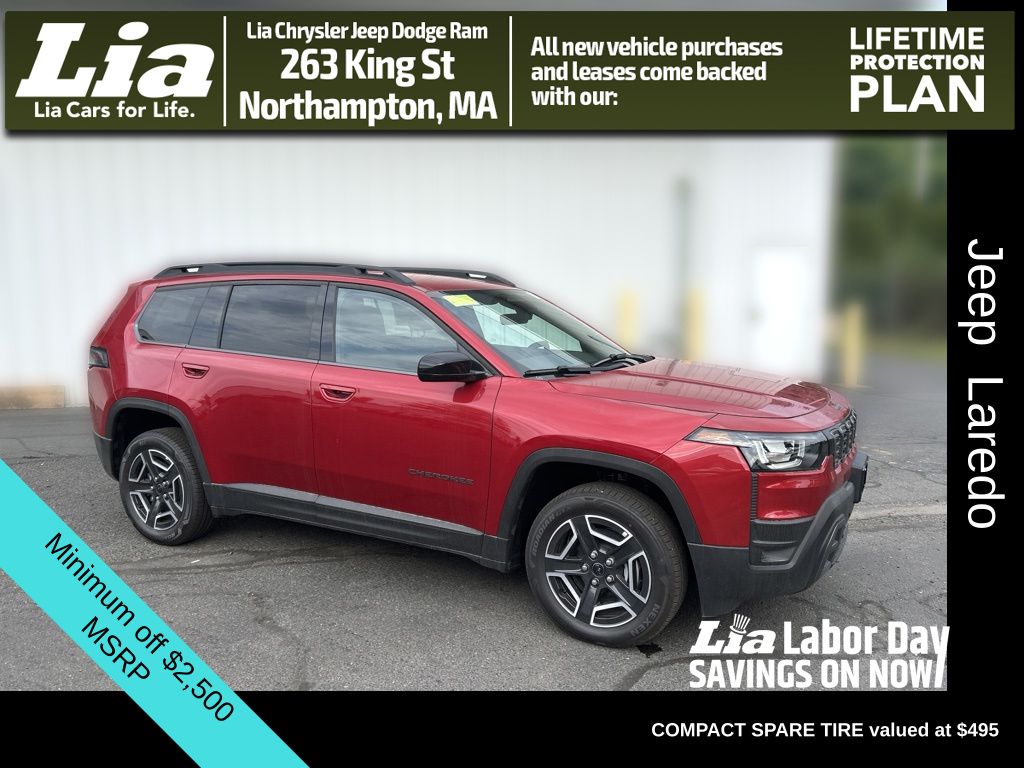 Red Hot Pearlcoat 2026 Jeep Cherokee SUV / Crossover Four-Wheel Drive Continuously Variable Transmission