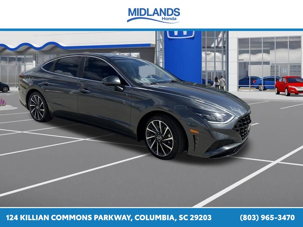 Portofino Gray 2022 Hyundai Sonata Limited FWD Sedan Front-Wheel Drive 8-Speed Automatic