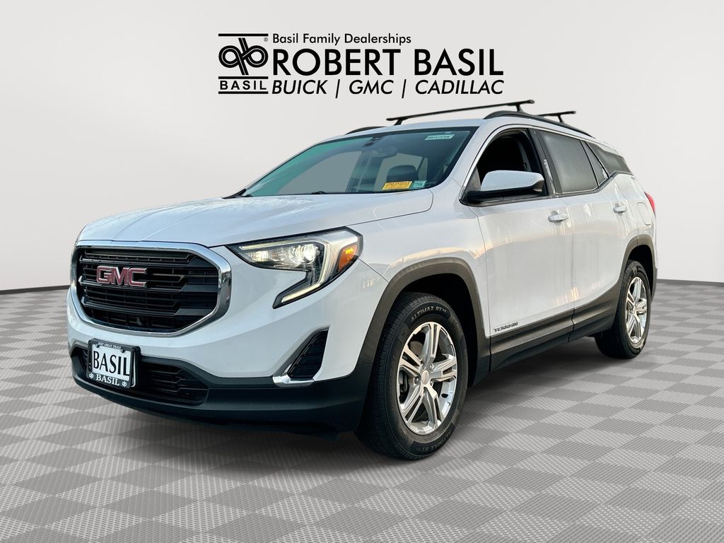 Summit White 2019 GMC Terrain SLE AWD SUV / Crossover Four-Wheel Drive 9-Speed Automatic