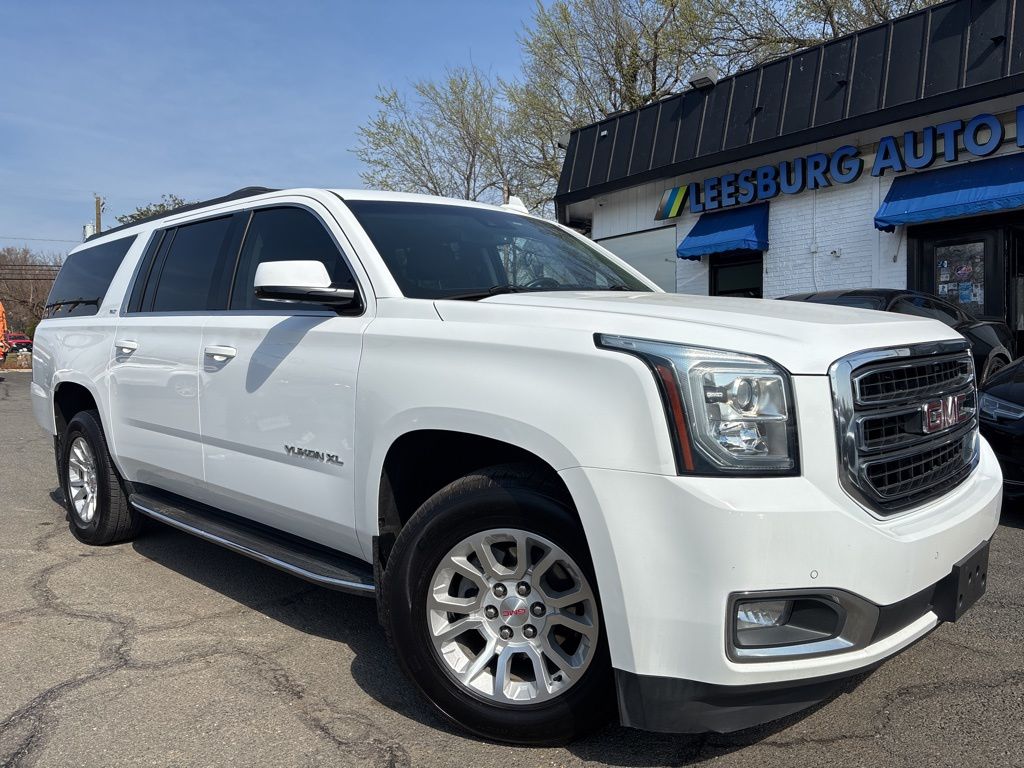 Summit White 2019 GMC Yukon XL SLT 4WD SUV / Crossover Four-Wheel Drive 6-Speed Automatic Overdrive