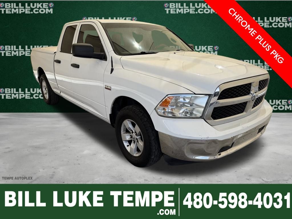 Bright White Clearcoat 2019 RAM 1500 Classic Tradesman Quad Cab RWD Pickup Truck 4X2 8-Speed Automatic