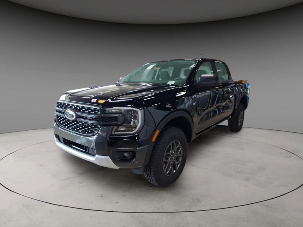 Black 2026 Ford Ranger Pickup Truck Four-Wheel Drive Automatic