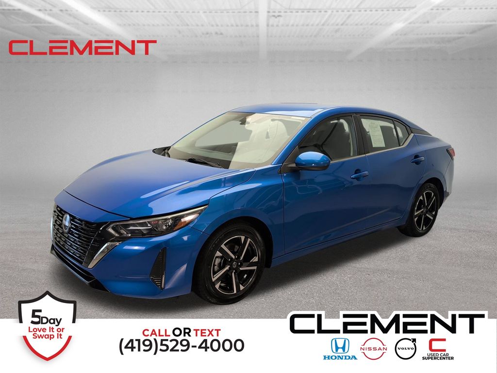 Electric Blue Metallic 2025 Nissan Sentra Sedan Front-Wheel Drive Continuously Variable Transmission