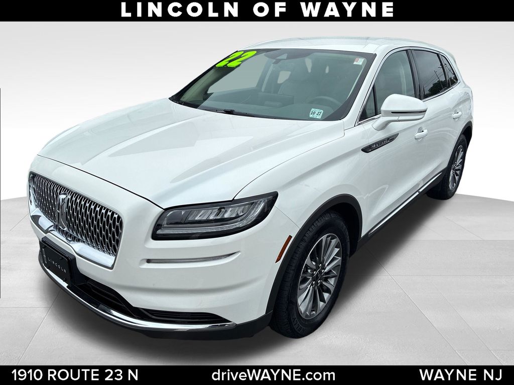 Pristine White Metallic Tri-Coat 2022 Lincoln Nautilus SUV / Crossover All-Wheel Drive 8-Speed Automatic