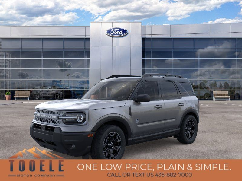 Carbonized Gray Metallic 2025 Ford Bronco Sport SUV / Crossover All-Wheel Drive 8-Speed Automatic