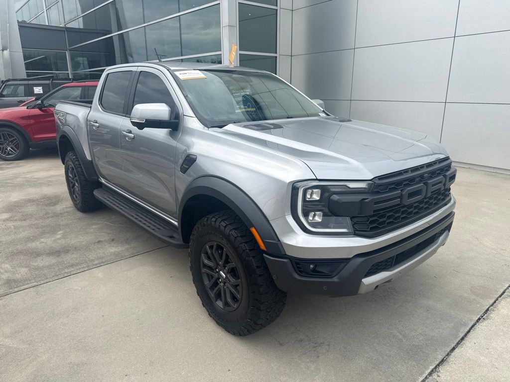 Iconic Silver Metallic 2024 Ford Ranger Pickup Truck Four-Wheel Drive Automatic