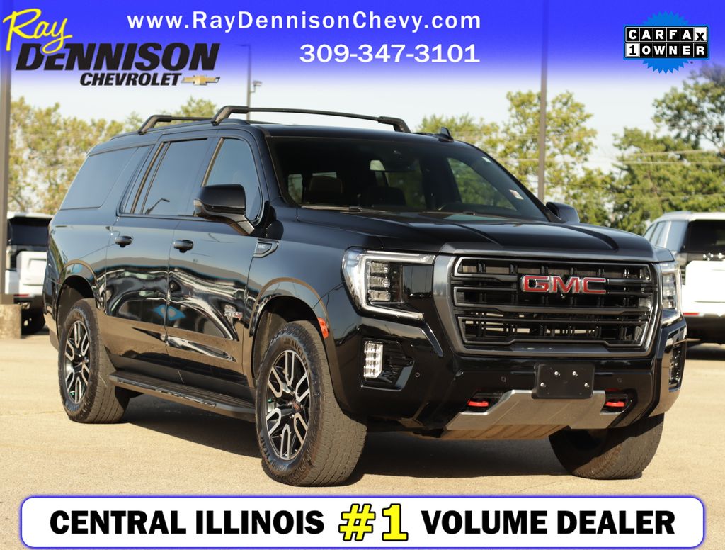 Onyx Black 2024 GMC Yukon XL AT4 4WD SUV / Crossover Four-Wheel Drive