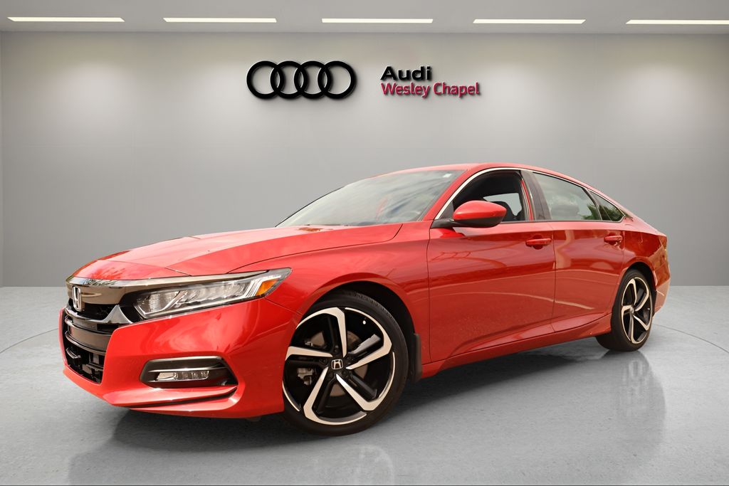 San Marino Red 2020 Honda Accord 1.5T Sport FWD Sedan Front-Wheel Drive Continuously Variable Transmission