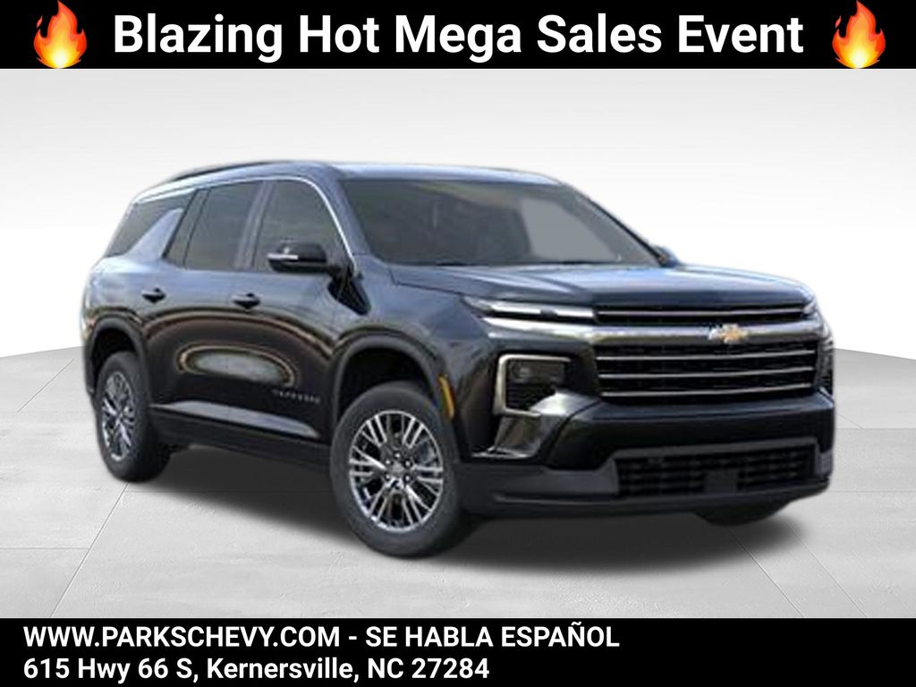 Black Metallic 2026 Chevrolet Traverse LT FWD SUV / Crossover Front-Wheel Drive 8-Speed Automatic