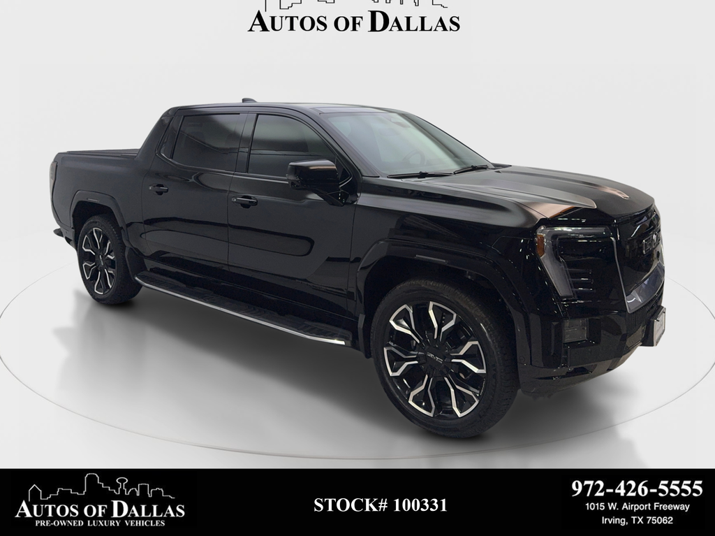 Onyx Black 2025 GMC Sierra EV Pickup Truck All-Wheel Drive 1-Speed Automatic