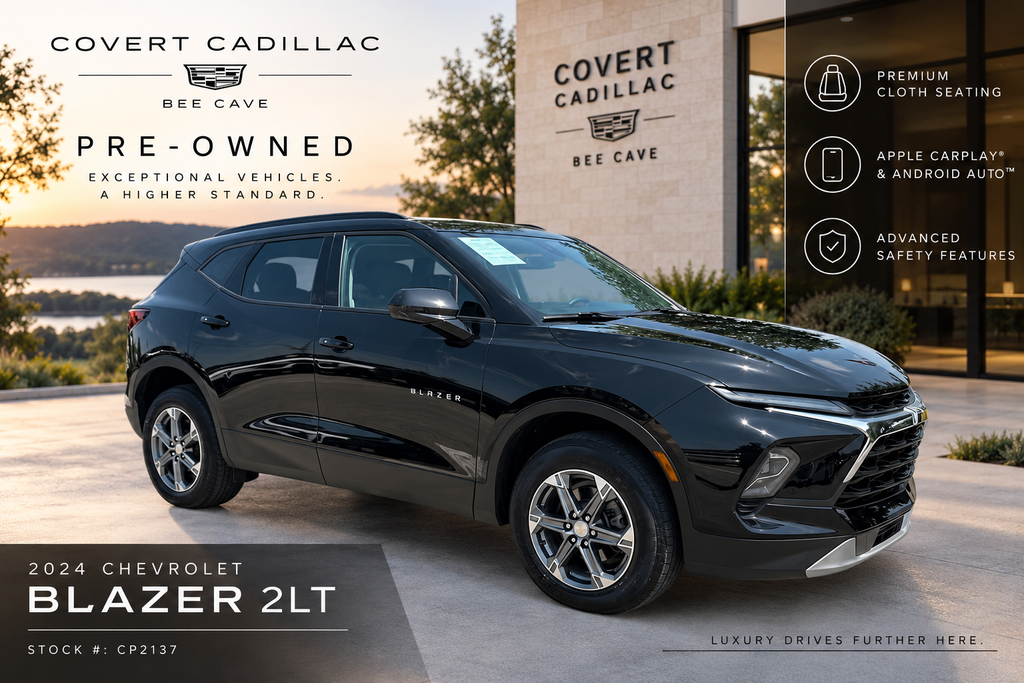 Black 2024 Chevrolet Blazer SUV / Crossover Front-Wheel Drive 9-Speed Automatic Overdrive