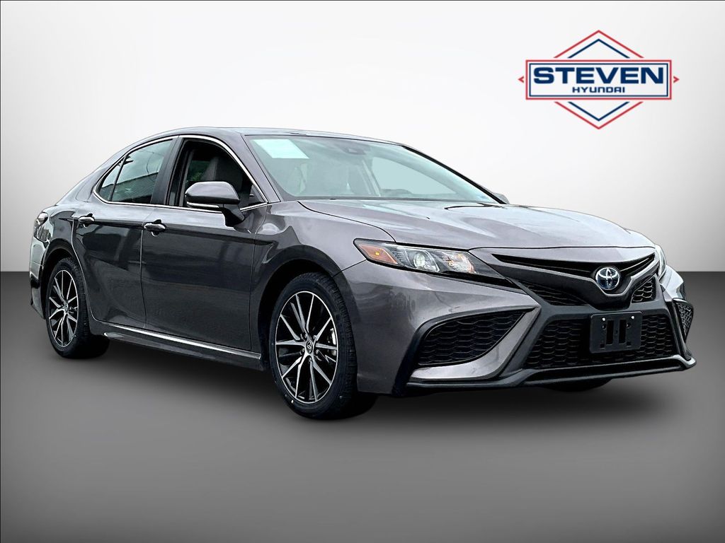 Predawn Gray Mica 2024 Toyota Camry Hybrid Sedan Front-Wheel Drive Continuously Variable Transmission