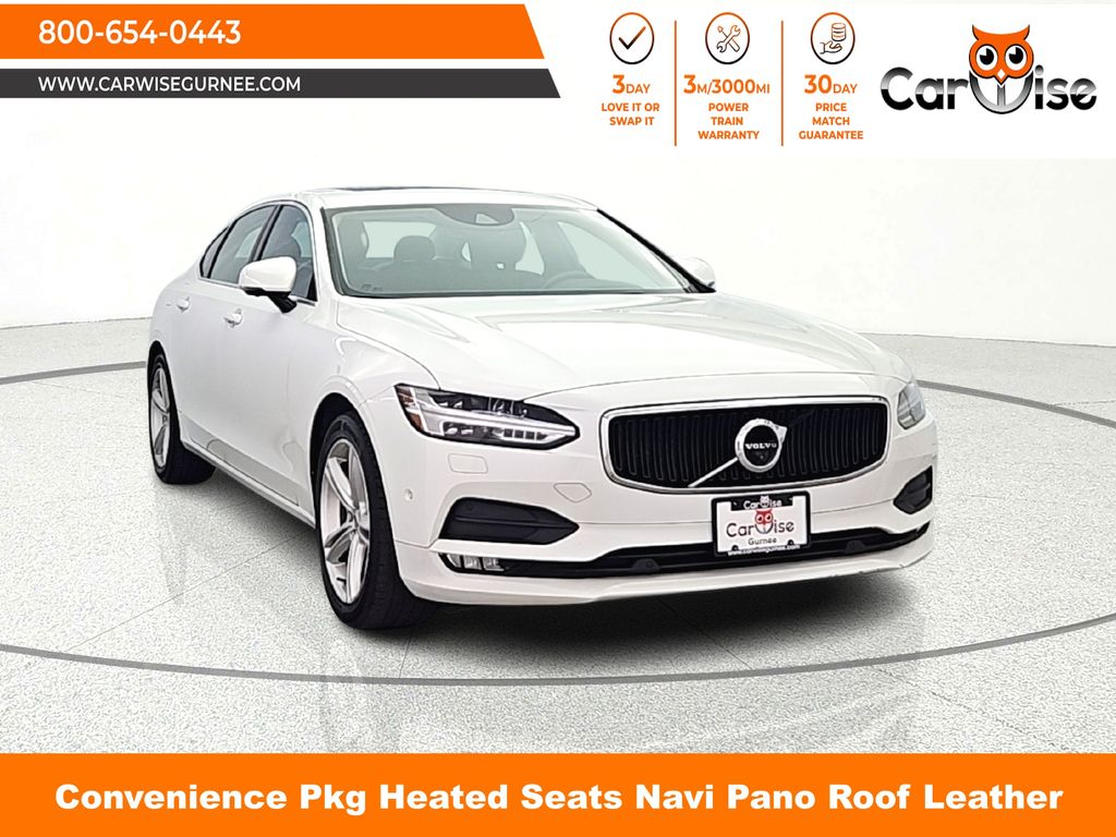 Crystal White Pearl 2018 Volvo S90 T5 Momentum AWD Sedan All-Wheel Drive Automatic