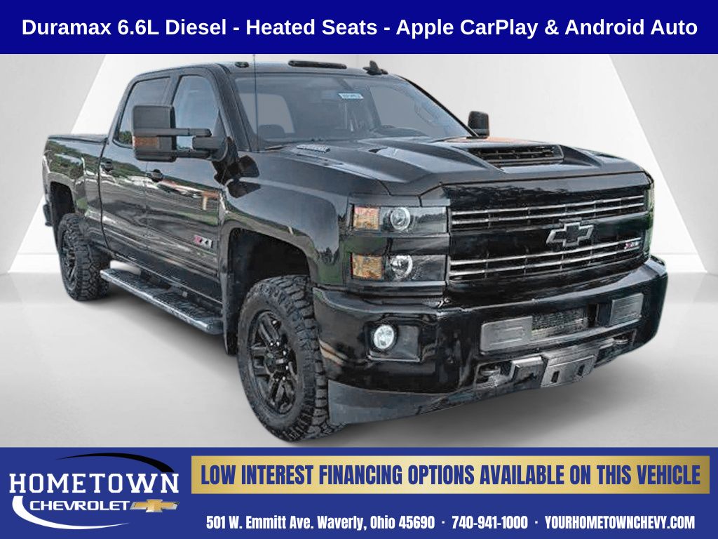 Black 2019 Chevrolet Silverado 2500HD Pickup Truck Four-Wheel Drive 6-Speed Automatic