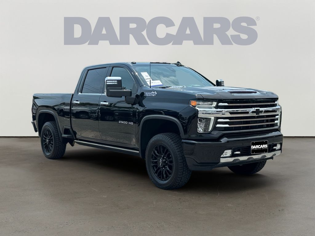 Black 2022 Chevrolet Silverado 2500HD Pickup Truck Four-Wheel Drive Automatic