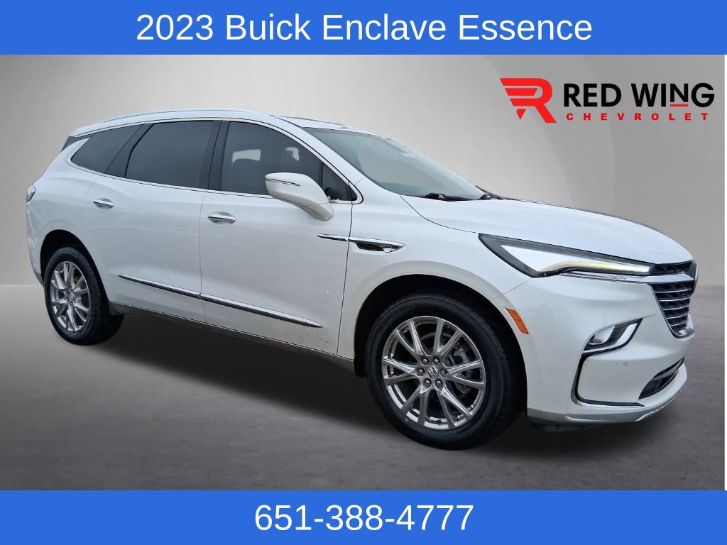 White Frost Tricoat 2023 Buick Enclave SUV / Crossover Four-Wheel Drive 9-Speed Automatic